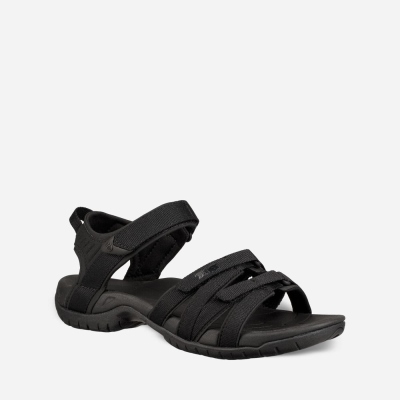 Teva Tirra Women's Black / Black Hiking Sandals CA93492 Canada Online